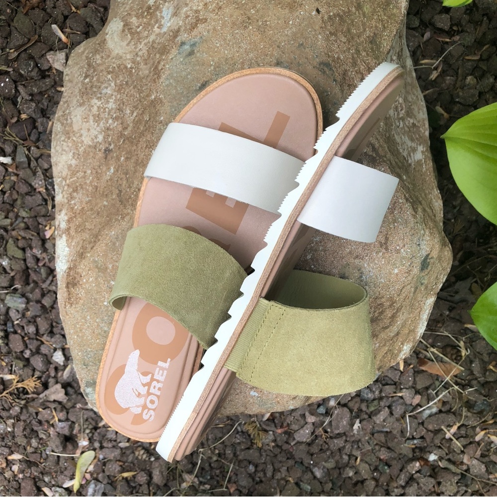 Sorel | Suede Double Strap Sandal 🌿